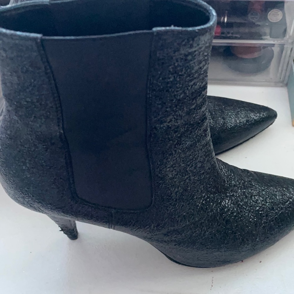 Saint Laurent Glitter Booties